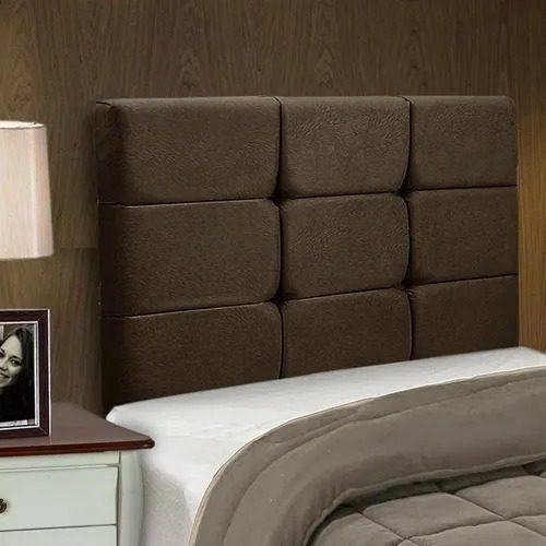 CABECEIRA SOLTEIRO ANA VELUDO SUEDE - 90 cm - SHALOM MÓVEIS - 1.4 - SR