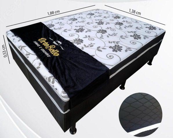 CAMA BOX CONJUGADA CASAL D20 ORTOPÉDICA - 53 x 138 x 188 cm - ORTOBELLO