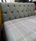 CABECEIRA CASAL HERA CORINO OU VELUDO SUEDE - 1,40m - SHALOM MÓVEIS - 2.1 - SR 3