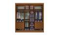 ROUPEIRO LAS VEGAS 2P CORRER 6G  C/ ESPELHO  D'DORO 100%MDF - 2.20m - 2.2/SR /PR 4