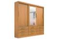 ROUPEIRO MERIDIAN PLUS/GOLD  C/ ESPELHO 3P CORRER 9G - 2.00m - D'DORO - 1.18/SR/LD/TD/PR/RF 3
