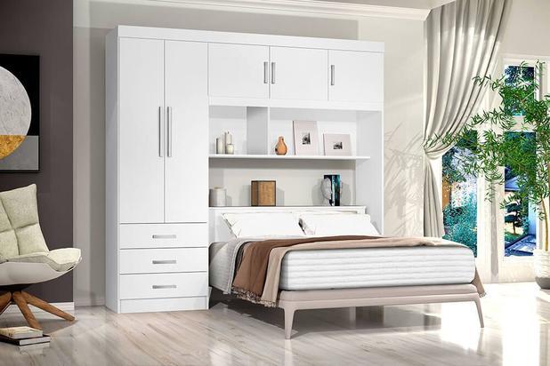 ROUPEIRO CABECEIRA CANCUN CASAL 5P 3G MDP - 2,05m - J&A MOVEIS - 6.5/SR
