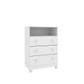 CÔMODA DOÇURA 3 GAVETAS 1 NICHO MDP - 62cm - TCIL - 2.0 - TRA/RN 3
