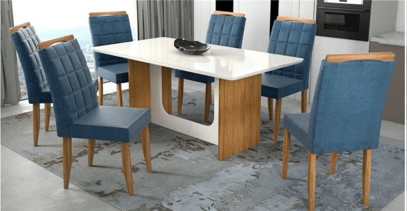 MESA ROMA 160X80 C/6 CAD LAS VEGAS - MINASPLAC - 1.3 - RN