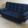 ESTOFADO SOFÁ CAMA PARIS C/ PILLOW - Pés cromado - AREZZO  - 7.3/RN/SR 4