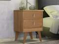 CRIADO/MESA DE CABECEIRA THOR 2 GAVETAS MDF - 45 CM - RUD RACK - 1.6 - RN/PR - 1.7 - RF - 1.5 - LD 3