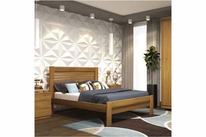 CAMA SAFIRA CASAL MDF - 1,46m x 1,98m - TCIL - 4.0/RN