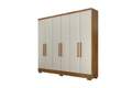 ROUPEIRO GUARDA ROUPA MILLY  6P 4G - 1,80m - NOVO HORIZONTE - 8.0/RN 3