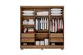 ROUPEIRO GUARDA ROUPA MILLY  6P 4G - 1,80m - NOVO HORIZONTE - 8.0/RN 2