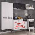 COZINHA ROSE 3 PEÇAS - SEM BALCÃO - 2,45m - ITATIAIA - 6.0/RN 6.4/LD 6.6/CW 2