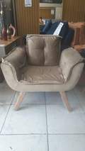 POLTRONA DECORATIVA FIXA LUNA - 80cm  2.8 - RN/TRA - 2.7 - LD 7