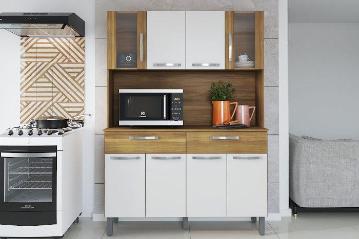KIT COZINHA LISBOA 8P 2G  - 1,22m - FIORELLO - 4.2/RN/4.3/TRA