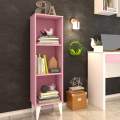 Livreiro Organizador Estante Twister Com 3 Prateleiras  - TCIL Móveis - 1.3 - TRA 4