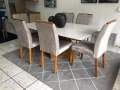 MESA LOS ANGELES 160CM C/ 6 CAD LAS VEGAS ou SOPHIA - MINASPLAC - 1.1/RN 1.2/PR 3