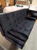 ESTOFADO SOFÁ CAMA PARIS C/ PILLOW - Pés cromado - AREZZO  - 7.3/RN/SR 6