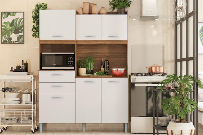 COZINHA KIT HARMONIA 6P2G - 1,33m - 3.8/TRA 3.7/RN