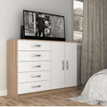 CÔMODA ARARUAMA MIRACEMA 5G 2P - 1,20m - AS MÓVEIS - 3.0/SR/CW 4