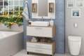 GABINETE BANHEIRO KIT MILANO - FELLICCI - 0,77m - 6.0/TRA 1
