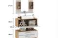 GABINETE BANHEIRO KIT MILANO - FELLICCI - 0,77m - 6.0/TRA 2