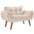 Poltrona Namoradeira Opalla Suede D Salla - 3.8/SR 3