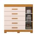 CÔMODA RAYANE 100% MDF 5G 1P 1,20m - ACP - 5.2/TRA 4
