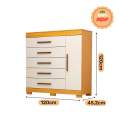 CÔMODA RAYANE 100% MDF 5G 1P 1,20m - ACP - 5.2/TRA 6