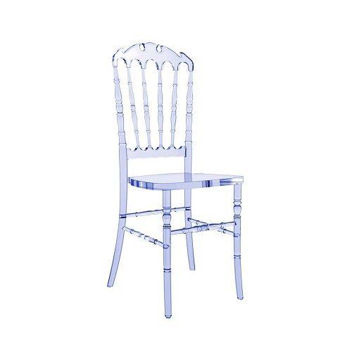 CADEIRA ROYAL CRISTAL TRANSPARENTE - 39 cm - EMPÓRIO TIFFANY - 5.0 - SR
