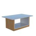 MESA DE CENTRO VENEZA - VALDEMÓVEIS - 1.9 - RN - 2.2 - PR - 2.1 - LD 3