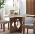 Mesa Milao 120x90 Tampo Vidro Smart 100%MDF - Cel Moveis - (somente mesa) 5.8 - SR 3