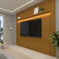 Painel Nobre Ripado 1 Prat c/ LED - 2,30m - Gelius - 1.2/SR/RN/LD//PR 6