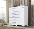 CÔMODA RAYANE 100% MDF 5G 1P 1,20m - ACP - 5.2/TRA 3