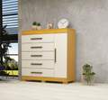 CÔMODA RAYANE 100% MDF 5G 1P 1,20m - ACP - 5.2/TRA 2