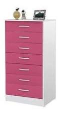 CÔMODA RESENDE/MACABU 7 GAVETAS - 63cm - AS MÓVEIS - 1.9/RN/TRA/2.0/PR/CW/2.1/SR 4