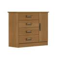 CÔMODA FIRENZE 4 GAVETAS 1 PORTA - 1,10m - D'DORO - 4.1/SR/4.0/RF/LD 3