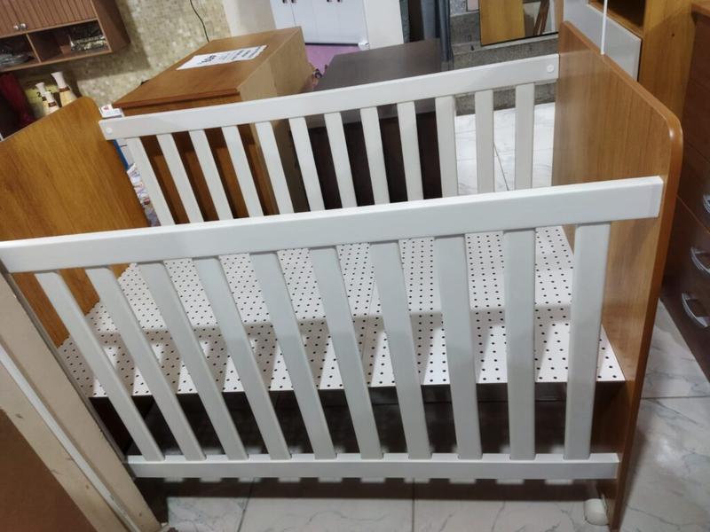 BERÇO AMERICANO MINICAMA CATATAU NEW MDF - 0,77m - J&A MÓVEIS - 3.6 - SR