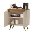 Buffet Aparador Encanto 2Pts Branco Maria M - 0,69m - 1.9/SR 6
