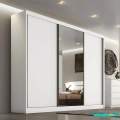 ROUPEIRO GR SOLLO PLUS 3P CORRER 6G C/ ESPELHO NOVO HORIZONTE 100%MDF - 2,73m - 1.99/RF/RN 2.4/TRA 2.05 PR/TD 4