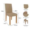 MESA NOVA SOPHIA - 0,95CM - C/4 CADEIRAS MAYA - CIMOL - 8.9 - TRA 7