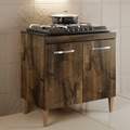 Balcão cooktop Sevilha 4 Bocas Kaiki - 0,84m - 2.2/SR 2