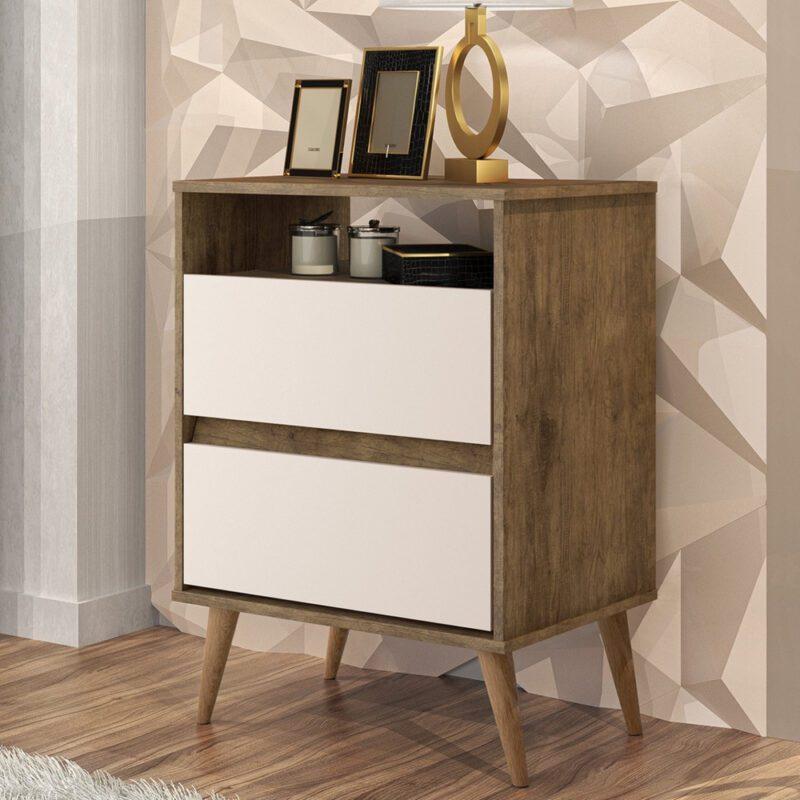 MESA DE CABECEIRA LOTUS 2 G 1N - 0,45m - JA MÓVEIS - 1.4/SR