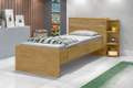 CAMA SOLTEIRO BAÚ JADE C/ 2 GAVETAS E NICHOS - J&A MÓVEIS - 4.9/TD/SR 1