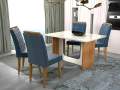 MESA ROMA 120X80 - MINASPLAC - C/ 4 CADEIRAS LAS VEGAS  1.0/RN 1