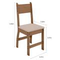 Mesa de Jantar Milano 108X68 c/ 4 Cadeiras Poliman - 4.4 - SR/RN/RF 3