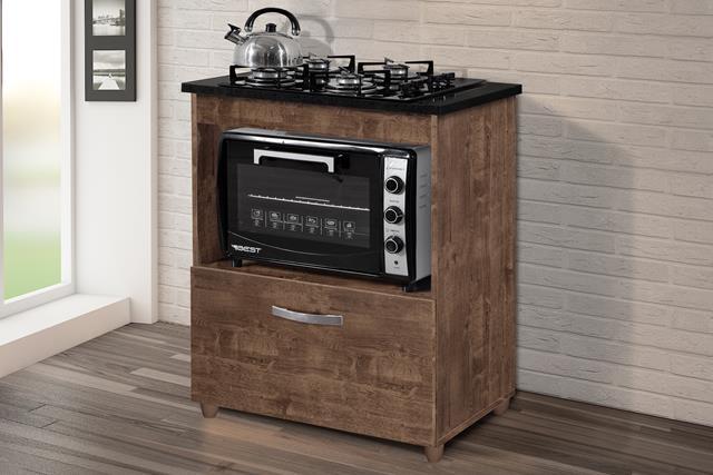 Balcão Cooktop Salvia 5 Bocas 74cm - Kaiki - 2.1/SR/CW 2.0/TD 1.8/PR