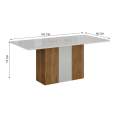 MESA DOHA C/ 6 CADEIRAS DOHA - 160cm - LEIFFER - 1.46 - TRA/PR 3