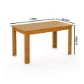 Mesa de Jantar Fucsia/Violeta Mel 136×75 c 6 Cad Brisa - 5.7 - RN - 5.8 - SR/RF 3