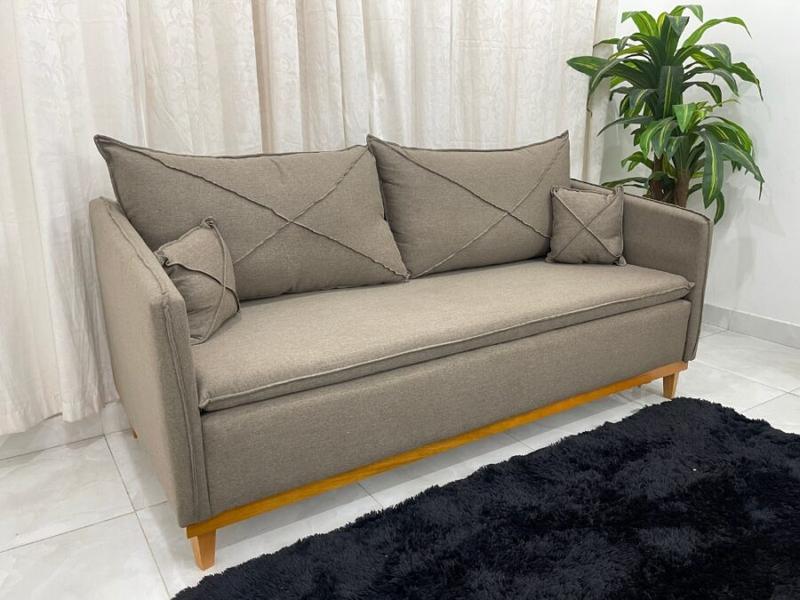 Estofado Sofá 2 lugares Lisboa Living linho - 1.80m –  9.0/RN/LD