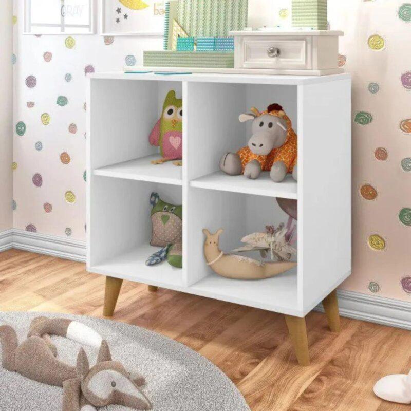 Estante Infantil Montessoriana J&A Móveis 100%MDF - 0,70m - 1.4/SR