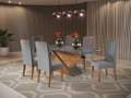 Mesa  Aurea 180 c/ 6 cadeiras Iza -  Viero -  1.70 - SR 2