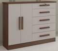 CÔMODA NEW ATHOS 5G 2P 100% MDF 1,36m - D' DORO - 6.4/SR/6.3/LD/RF 5